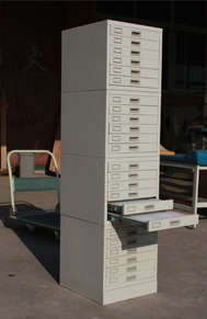 Wax block cabinet